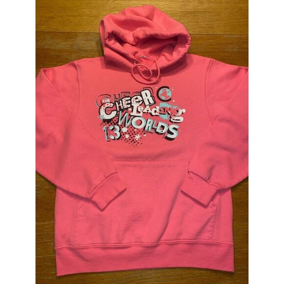 Cheerleading Worlds 2013 Pink Hoodie Sweatshirt - Picture 1 of 5